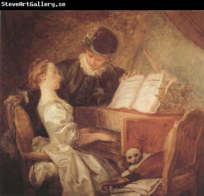 Jean Honore Fragonard The Music Lesson (mk08)